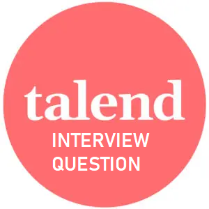 Talend Interview Questions Collection
